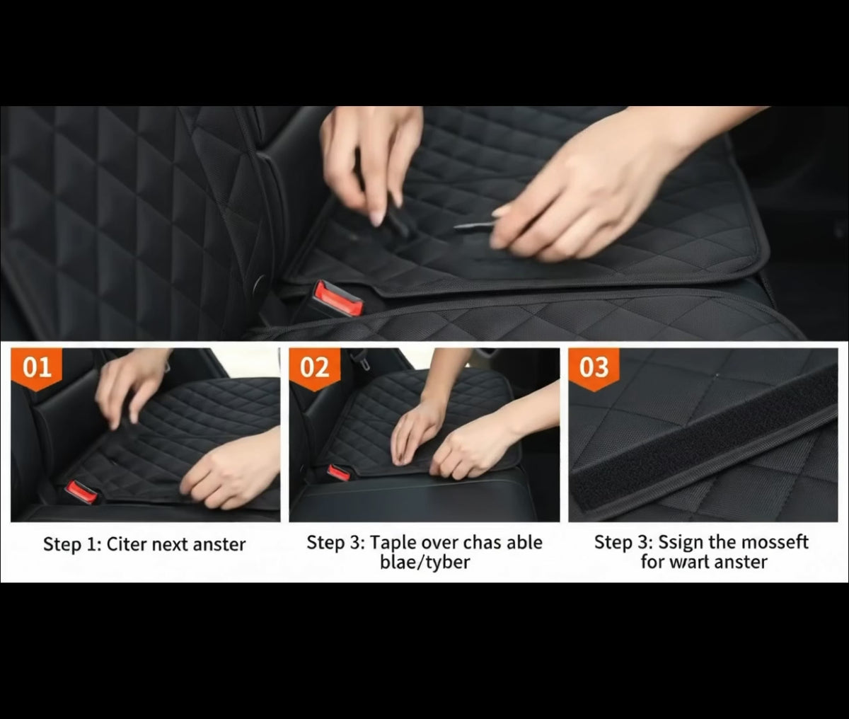 Waterproof Dog Car Seat